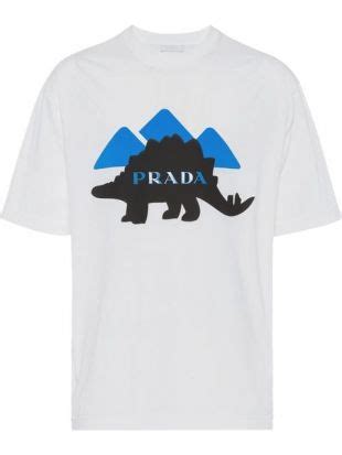 t shirt prada dinosaur|prada tops for men.